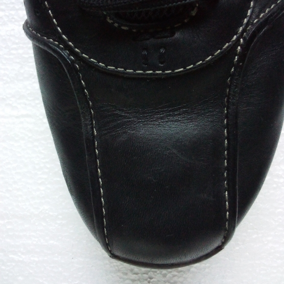 Timberland Leather Driver Lace-up Shoes Sneakers Men's 9M Black - Picture 9 of 16